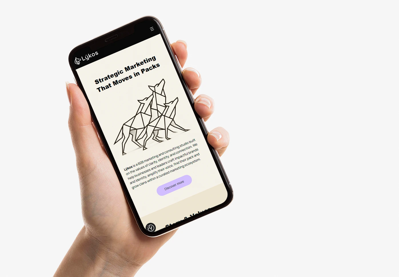 HANKO Studio - Website mockup